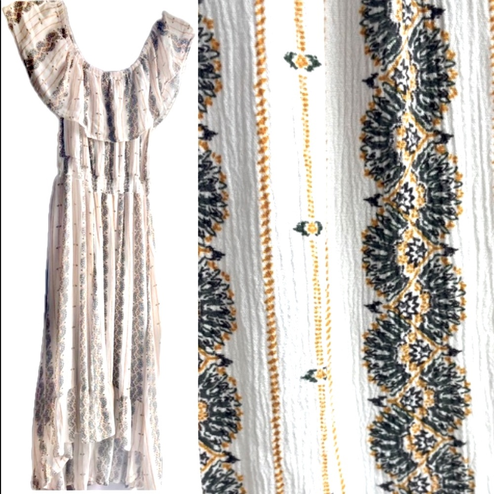 Ruffle Hi low Maxi dress - Picture 2 of 6